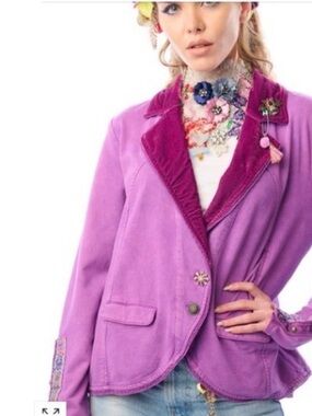 Aratta Purple & Magenta Colonel Jacket